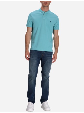 polo ralph lauren polo mansskccmslm1-short sleeve-knit - 710680784407 deep seafoam c7540 2