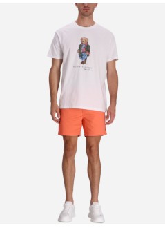 polo ralph lauren t-shirt mansscnclsm1-short sleeve-t-shirt - 710854497041 cr24 white explorer bear