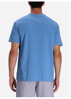 polo ralph lauren t-shirt mansscnm6-short sleeve-t-shirt - 710916698021 blue orbit