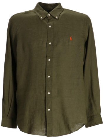 polo ralph lauren camiseria hombre cubdppcs-long sleeve-sport shirt - 710966294004 new olive