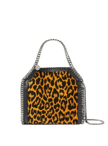 stella mccartney crossbody womanmini tote eco leopard jacquard fabric - 371223wp0494 2018