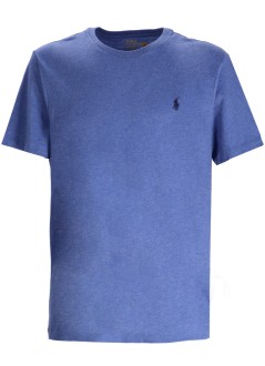 polo ralph lauren t-shirt mansscncmslm2-short sleeve-t-shirt - 710671438393 faded royal heather c7941