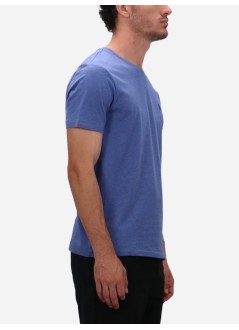 polo ralph lauren t-shirt mansscncmslm2-short sleeve-t-shirt - 710671438393 faded royal heather c7941