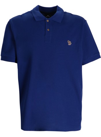 Mens Reg Fit Ss Polo Shirt Zebra