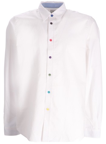 Mens Ls Tailored Fit Shirt Ss Buttons