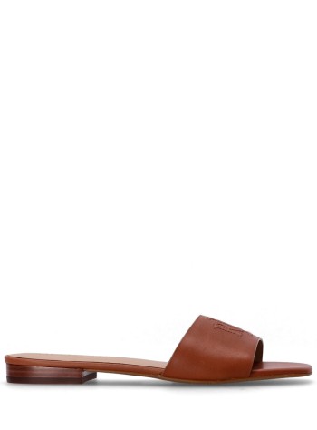 polo ralph lauren planas mujer everley sld sandals slide - 802959142002 lauren tan