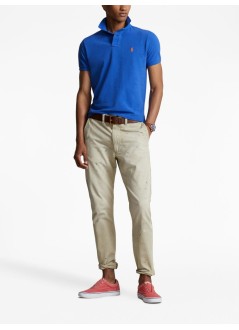 polo ralph lauren polo mansskccmslm1-short sleeve-knit - 710782592011 new iris blue c2427