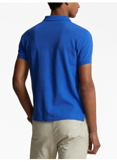 polo ralph lauren polo mansskccmslm1-short sleeve-knit - 710782592011 new iris blue c2427