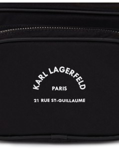 karl lagerfeld crossbody mank/rsg nylon ew crossbody - a1m30101 999