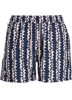 oas bermuda hombre blue scribble swim shorts - 5001306 blue