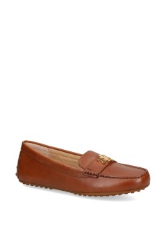 polo ralph lauren casual mujer barnsbury flats driver - 802925635002 deep saddle tan
