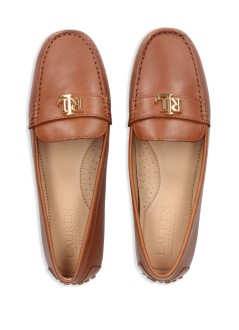 polo ralph lauren casual mujer barnsbury flats driver - 802925635002 deep saddle tan