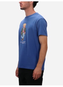 polo ralph lauren t-shirt mansscnclsm9-short sleeve-t-shirt - 710958193001 cr24 nw iris blu sw explr bear