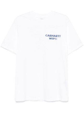 carhartt t-shirt mans/s ice t-shirt organic cotton single jersey - i034436 02xx