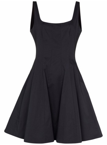staud vestido mujer mini wells dress - 907502 blk