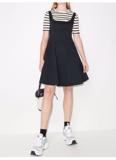 staud vestido mujer mini wells dress - 907502 blk