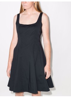 staud vestido mujer mini wells dress - 907502 blk