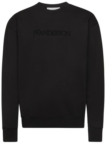 jw anderson sudadera hombre logo embroidery sweatshirt - jw0215pg1632 999