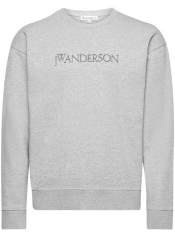 jw anderson sudadera hombre logo embroidery sweatshirt - jw0215pg1632 907