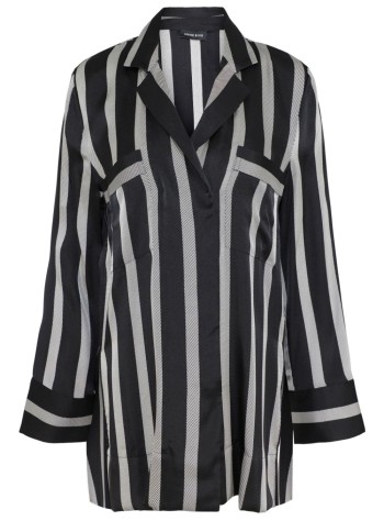 anine bing shirt womanlynette shirt - a0710345prt31 print