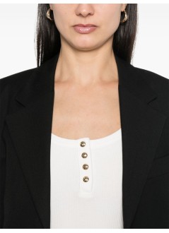 anine bing top mujer alessia tank - a0810316ivy26 ivory