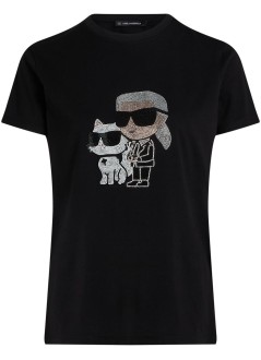 karl lagerfeld top mujer ikon rs duo t shirt - a1w17131 999