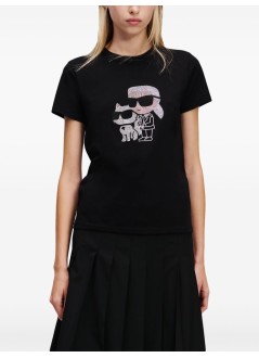 karl lagerfeld top mujer ikon rs duo t shirt - a1w17131 999