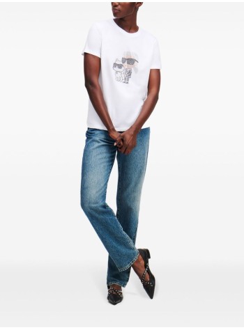 karl lagerfeld top mujer ikon rs duo t shirt - a1w17131 100 2