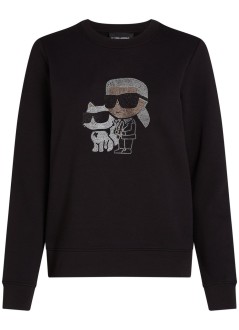 karl lagerfeld sudadera mujer ikon rs duo sweatshirt - a1w20081 999