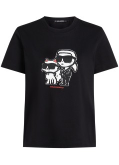 karl lagerfeld top mujer ikon sketch duo t shirt - a1w17129 999