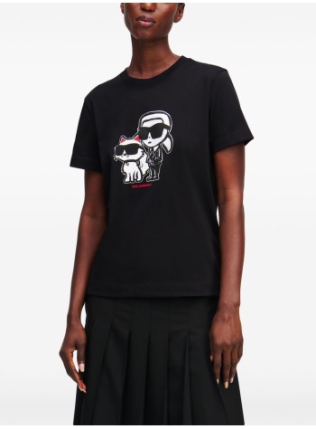karl lagerfeld top mujer ikon sketch duo t shirt - a1w17129 999 2