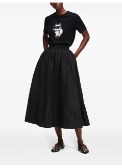 karl lagerfeld top mujer ikon sketch choupette tshirt - a1w17128 999