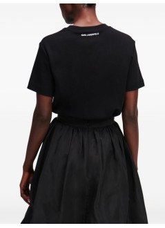 karl lagerfeld top mujer ikon sketch choupette tshirt - a1w17128 999