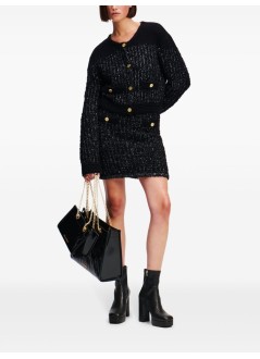karl lagerfeld skirt womanboucle knit skirt - a1w12030 999