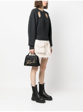 karl lagerfeld crossbody mujer k signature 2 0 md crossbody - a1w30036 992 2