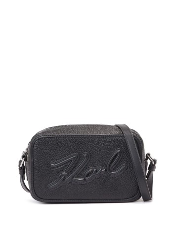 karl lagerfeld crossbody womank skuare camera bag grainy - a1w30040 999