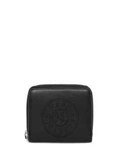 karl lagerfeld wallet womank circle md zip bifold wallet - a1w32084 999