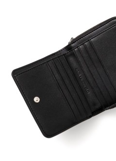 karl lagerfeld wallet womank circle md zip bifold wallet - a1w32084 999