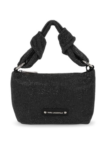 karl lagerfeld crossbody womank soiree knotted shb crystal - a1w30449 999