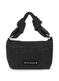 karl lagerfeld crossbody mujer k soiree knotted shb crystal - a1w30449 999