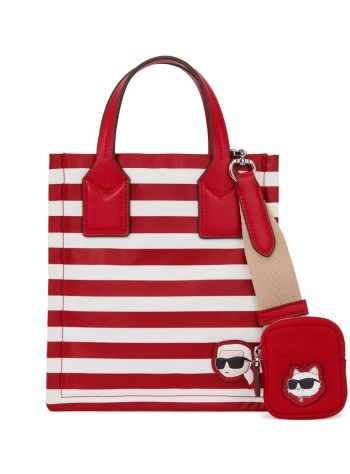 karl lagerfeld crossbody womanikon nylon sm square tote - a1w30130 1rg