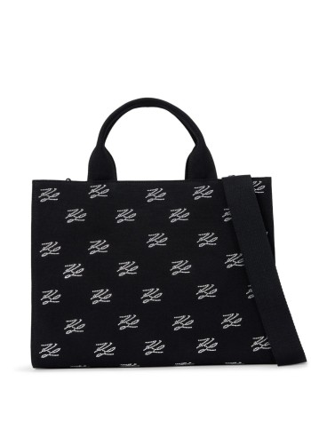 karl lagerfeld crossbody womank autograph square medium tote - a1w50025 1rc