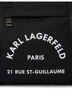 karl lagerfeld viaje hombre k/rsg nylon weekender - a1m30403 999