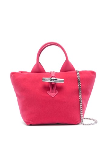 longchamp crossbody womanle roseau pink - 10278hfw618 618