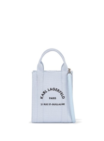 karl lagerfeld crossbody womank rsg square small tote - a1w50039 1kz