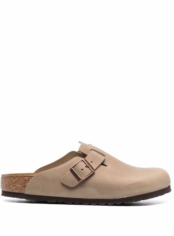 birkenstock clog manboston leoi - 960811 tabacco brown