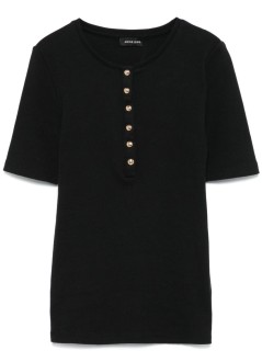anine bing t-shirt womanalessia tee - a0810315blk26 black
