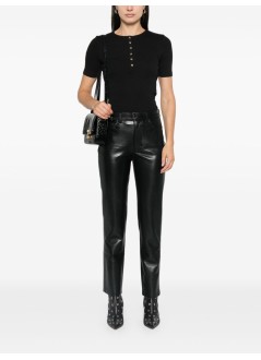 anine bing t-shirt womanalessia tee - a0810315blk26 black