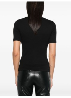 anine bing t-shirt womanalessia tee - a0810315blk26 black