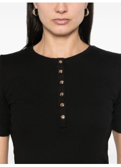 anine bing t-shirt womanalessia tee - a0810315blk26 black